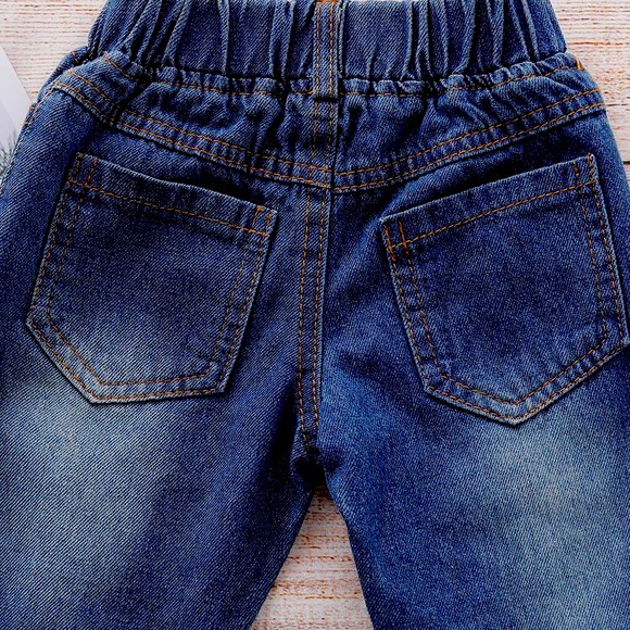 Floral Ruffle L/S Top Distressed Jeans Green 2 PC - Picture 5 of 5